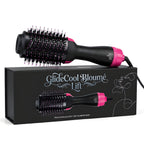 GlideCool Bloumé Lift hot air brush resting on its black GlideCool gift box